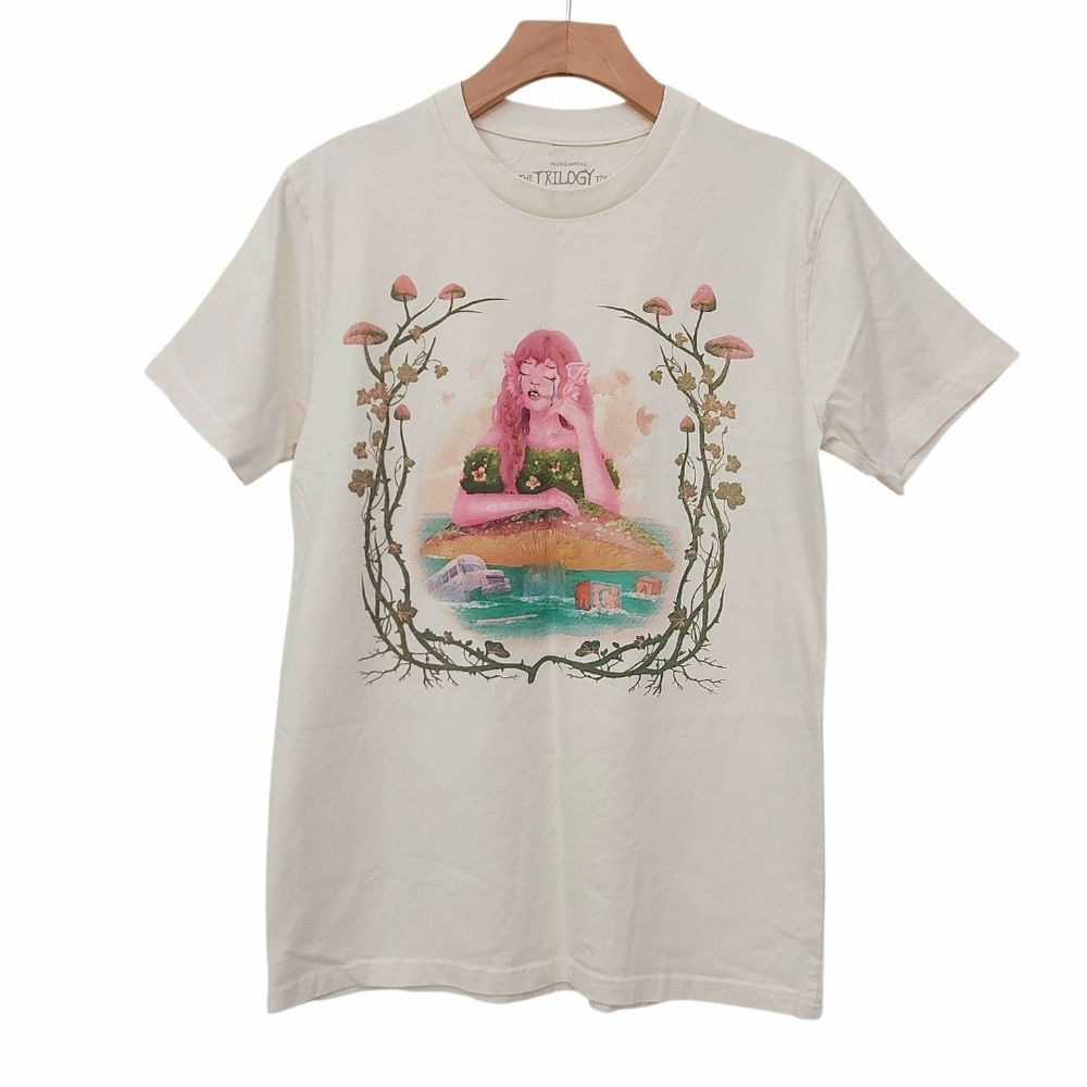 Trilogy White Graphic Short Sleeve Tee